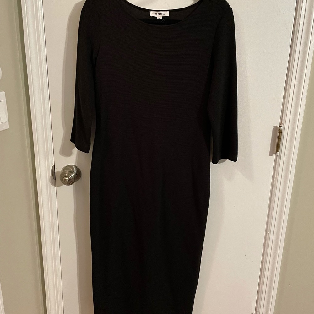 BB Dakota textured black dress sz M